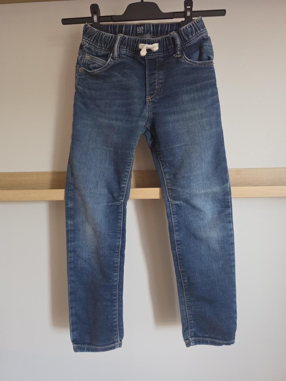 GAP Boys Blue Denim Slim Jeans with Drawstring